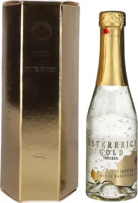 Image de Österreich Gold - avec 23 Karat Blattgold 9,5% Vol. 0,2l en boîte cadeau