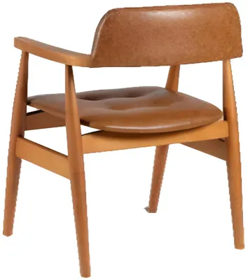 Immagine prodotto di Moderna sedia di design con struttura in legno e seduta imbottita