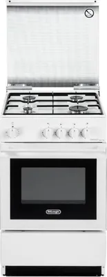 Produktbild von DeLonghi SESW 554 NED Küchenherd Freistehender Kocher Weiß Gaskochfeld B