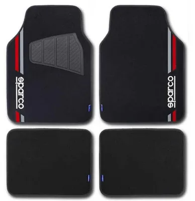 Immagine prodotto di Set di tappetini per auto Sparco SPCF508RD rosso