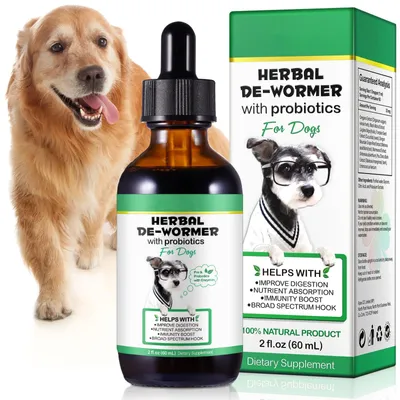 Productafbeelding van Natuurlijke Probiotische Wormpreventiedruppels voor Honden
