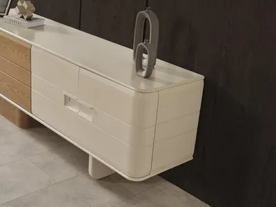 Produktbild von Sideboard Weißer Moderne Design Luxus Holzmöbel Kommode Einrichtung