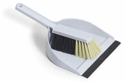 Immagine prodotto di Nölle 456559 Nölle Kehrgarnitur grau Kunststoff 22,0 cm breit
