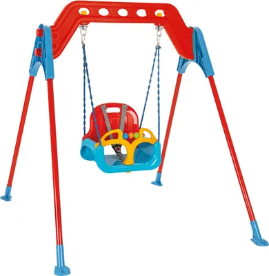 Produktbild von Metal Frame Samba Swing 3 in1 Kinder Schaukel Gestell für Garten Haus Hof