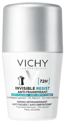 Produktbild von Vichy Invisible Resist Anti-Mark Roll-on Antitranspirant 72H 50 ml