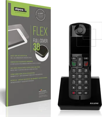 Produktbild von 2x Full Cover Schutzfolie matt für Alcatel S280 Panzerfolie Anti-Shock