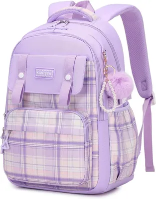 Produktbild von Schulrucksack 21 Liter, lila, wasserdicht, atmungsaktiv, für Schule