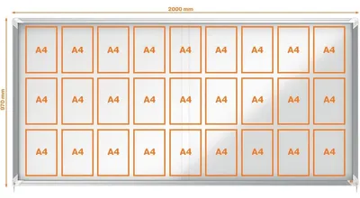 Obrázok produktu pre Nobo 1902572, Biela, Oceľ, Standard, 2072 mm, 997 mm, 54 mm