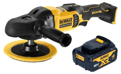 Image de DeWalt DCM 849 N Polisseuse excentrique sans fil 18 V 180 mm Brushless + 1x batterie 4,0 Ah - sans chargeur