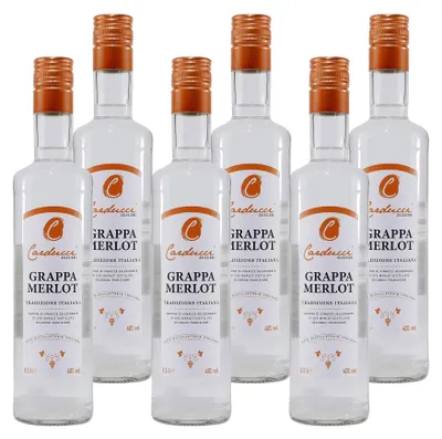 Produktbild von Carducci Selezione Grappa Merlot (6 x 0,5L)