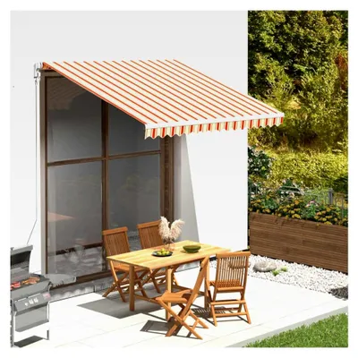 Produktbild von Markisenbespannung Gelb und Orange 3x2,5 m, Ersatzstoff für Gelenkarmmarkisen