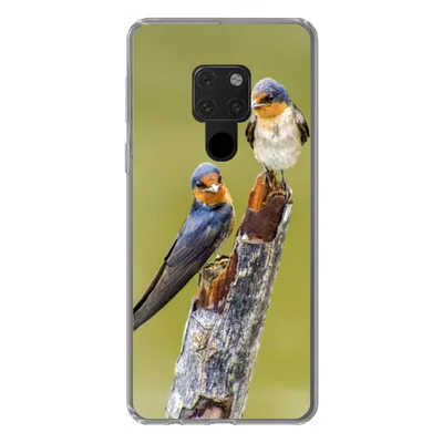 Produktbild von MuchoWow® Handyhülle Schutzhülle Hülle für Huawei P40 Lite Vögel - Zweig - Porträt Silikon Softcase Handy Hülle - Handy