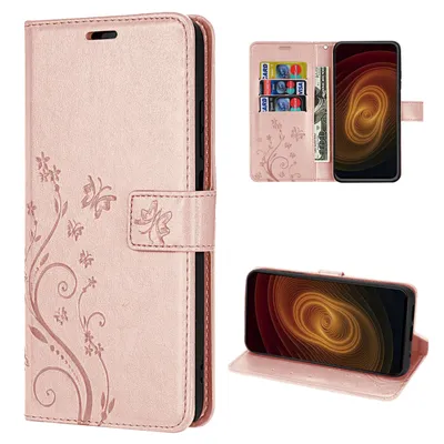 Produktbild von ZTE Blade A53 / A53+ Handy Tasche Handyhülle Hülle Schutzhülle Klapphülle Etui Rosegold
