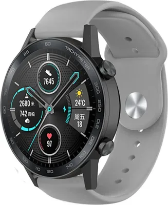 Produktbild von Strap-it Honor Magic Watch 2 Sportarmband (Grau)
