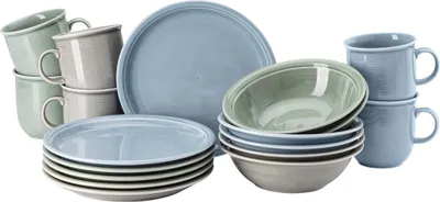 Produktbild von Set 18-tlg. - Thomas Trend Colour Mixed - 11400-401928-28430 - Frühstücksservice mehrfarbig