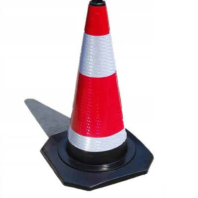 Zdjęcie produktu dla Pachołek drogowy, miękki słupek odblaskowy, 60 cm
