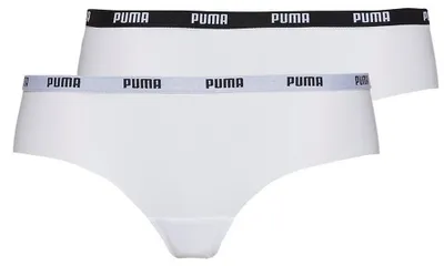Immagine prodotto di Puma - Slip "Brazilian" da donna (confezione da 2) PP3905 (XS) (bianco)