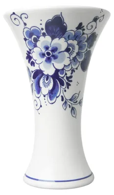 Imagen del producto de Heinen Delfts Blauw: Jarra de pie con motivos florales, tamaño grande