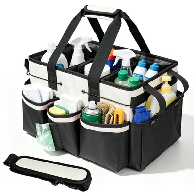 Reinigungsmittel-Organizer, Oxford-Stoff, 37x26x23,5 cm, 5 Fächer