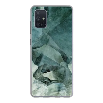 Produktbild von MuchoWow® Handyhülle Schutzhülle Hülle für Samsung Galaxy A71 Mineralien - Kristalle - Naturstein Silikon Softcase Handy Hülle - Kartenbesitzer