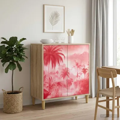 Produktbild von vidaXL Sideboard AACHEN Sonoma 69 x 33 x 75 cm Holzwerkstoff