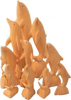 Produktbild von Stehender Delfin, Grösse:ca. 25 cm