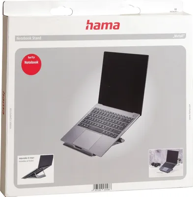 Productafbeelding van Laptopstandaard, metaal, grijs, geschikt voor laptops tot 15,6 inch