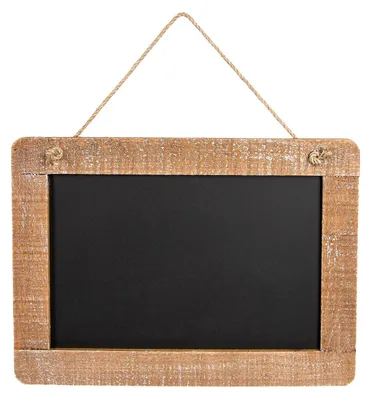 Produktbild von Kreidetafel mit Holzrahmen zum Aufhängen 29 x 21 cm Memotafel zum Beschriften