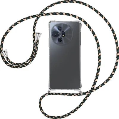 Produktbild von Handykette Backcover-Schutzhülle mit Band (Metall silberfarben) für TCL 50 XL Nxtpaper 5G - camouflage