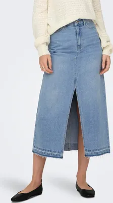 Zdjęcie produktu dla Długa Sukienka Jeansowa Wzór Denim z Frędzlami | XL