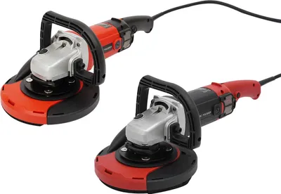 Image de Ponceuse - Ponceuse à béton/murs - Puissance 1580 W - Disque 180 mm - Prise UE 230 V - Vitesse à vide 3000 tr/min - Sans poussière - Rouge