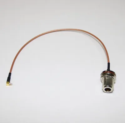 Produktbild von Wittenberg Adapterkabel Pigtail für Antennen MMCX auf N-Buchse, 20 cm