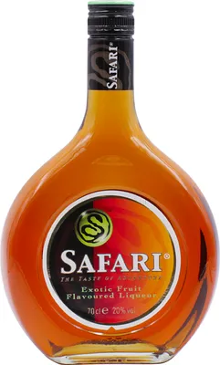 Produktbild von Fruchtlikör Safari Exotic Fruit mit tropischen Früchten 700ml