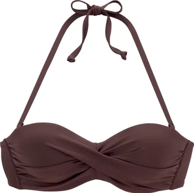 Produktbild von s.Oliver Bügel-Bandeau-Bikini-Top Rome braun Größe 36 Cup D