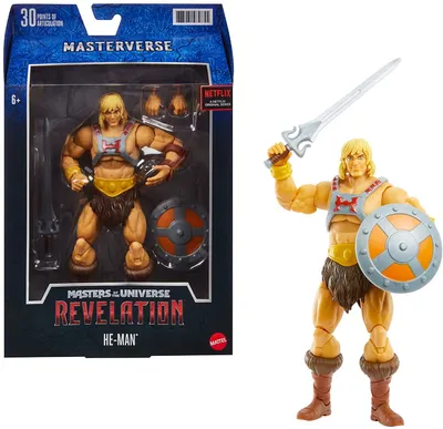 A product image showing a toy action figure and its packaging.