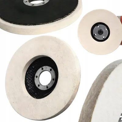 Image de Disque de polissage en feutre 125 mm x 6 mm