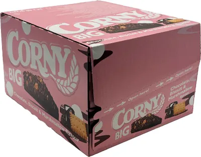 Immagine prodotto di CORNY 3010670 CORNY BIG Chocolate, Biscuit & Marshmallow flavour Müsliriegel 24 Riegel