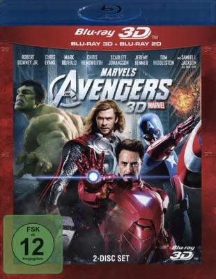 Produktbild von Marvel's The Avengers (Blu-ray 3D, + Blu-ray 2D)