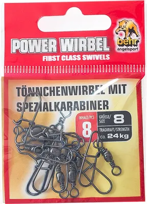 Produktbild von Tönnchenwirbel mit Spezialkarabiner Gr. 8