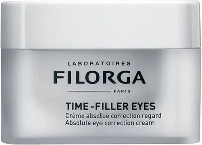 Zdjęcie produktu dla Filorga Time-Filler, Krem pod oczy, Kobiety, Skóra uniwersalna, Przeciw cieniom, Krem przeciwzmarszczkowy, Liftingujący, Odmładzanie, Słoiczek, AQUA (WATER, EAU), GLYCERIN, PROPANEDIOL, CAPRYLIC/CAPRIC TRIGLYCERIDE, C12-16 ALCOHOLS, SQUALANE,...