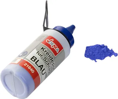 Produktbild von Kreidepulver blau für Schlagschnur 100g