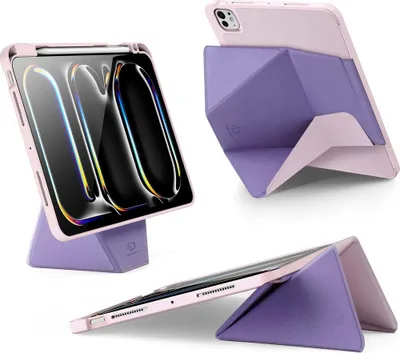 Produktbild von Hülle mit Klappe für iPad Pro 11" 2025 / 2024, Dux Ducis Vers, Rosa