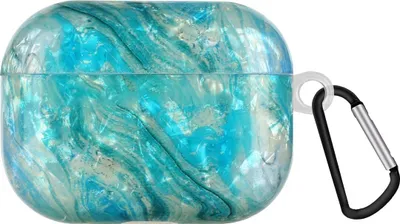 Produktbild von König Design Hülle kompatibel mit Apple AirPods Pro Kunststoff Full Cover Handyhülle - Case Luxusmarmor