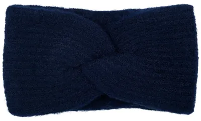 Produktbild von styleBREAKER Damen Strick Stirnband mit Twist Knoten und Rippenmuster einfarbig, warmes Winter Haarband, Headband 04026072