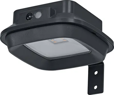 Immagine prodotto di Lampada da esterno OSRAM, colore grigio scuro, 3000 K, 120 lm, angolo di illuminazione di 120°, grado di protezione IP44, batteria agli ioni di litio, cavo di ricarica USB-C, sensore di movimento PIR, 1,7 W, durata di 25.000 ore