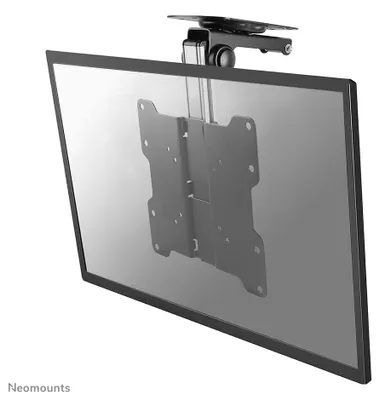 Produktbild von Neomounts FPMA-C020BLACK Monitor-/TV-Deckenhalterung 10-40" - H 26,5-40 cm, 101,6 cm (40"), 75 x 75 mm, 200 x 200 mm, 0 - 90°, Stahl, Schwarz