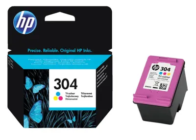 Obrázok produktu pre HP 304 - Farebný (azúrový, purpurový, žltý) - originálny