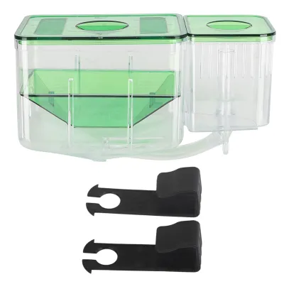 Image de Fischzuchtbox, doppellagige Isolier-Inkubator für verletzte kleine Fische und Garnelen, Aquarium Fisch Tanks Brutfischkasten
