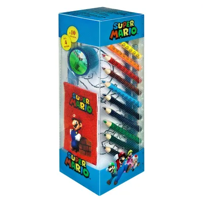 Immagine prodotto di Set di cancelleria Super Mario Torre 35 pezzi