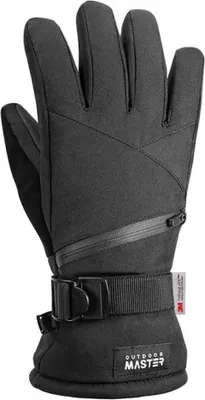 Immagine prodotto di Guanti Outdoor Master 3m Thinsulate impermeabili neri XL da uomo, donna neri XL